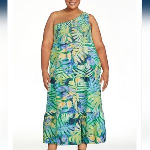 One shoulder dress